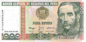 1000 Intis 1988